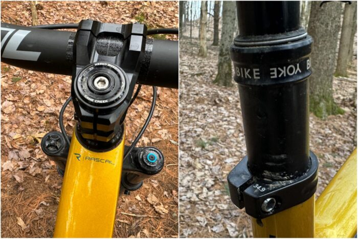 Revel Rascal v2 cockpit and dropper post