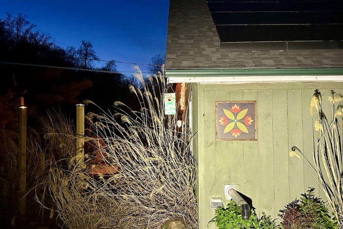 Acebeam Terminator M1 illuminated the house