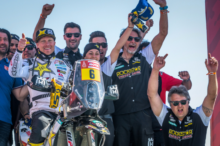 Andrew Short at the 2020 Dakar Rally