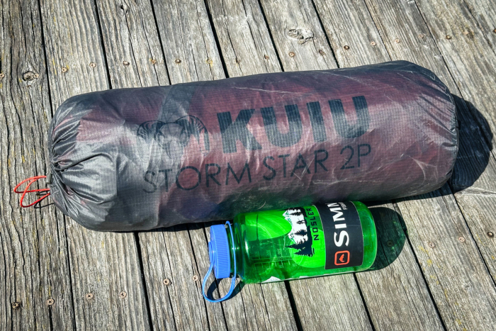 KUIU Storm Star 2 Packed Size and Storage Bag