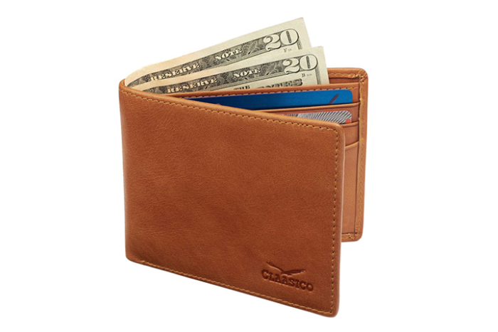 Claasico Slim Bifold RFID Wallet-720x480