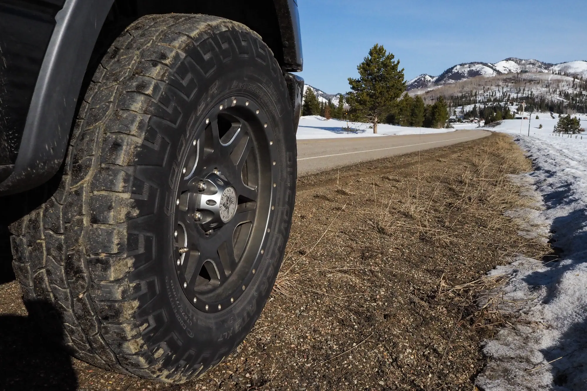 Cooper AT3 XLT tires in Colorado