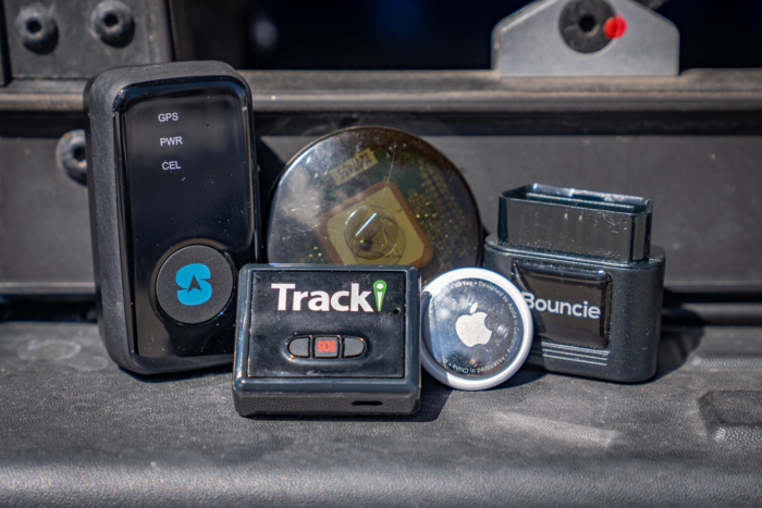 collection of gps trackers