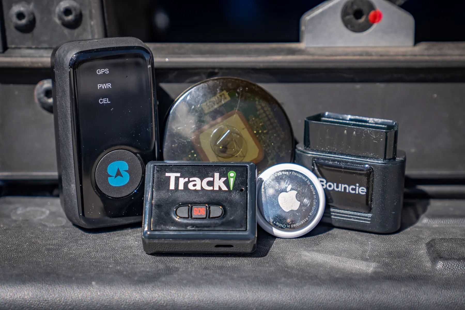 collection of gps trackers