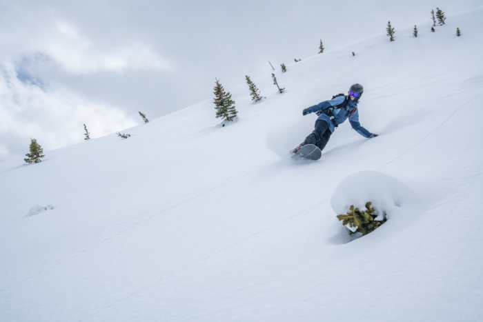 splitboarding in the backcountry 