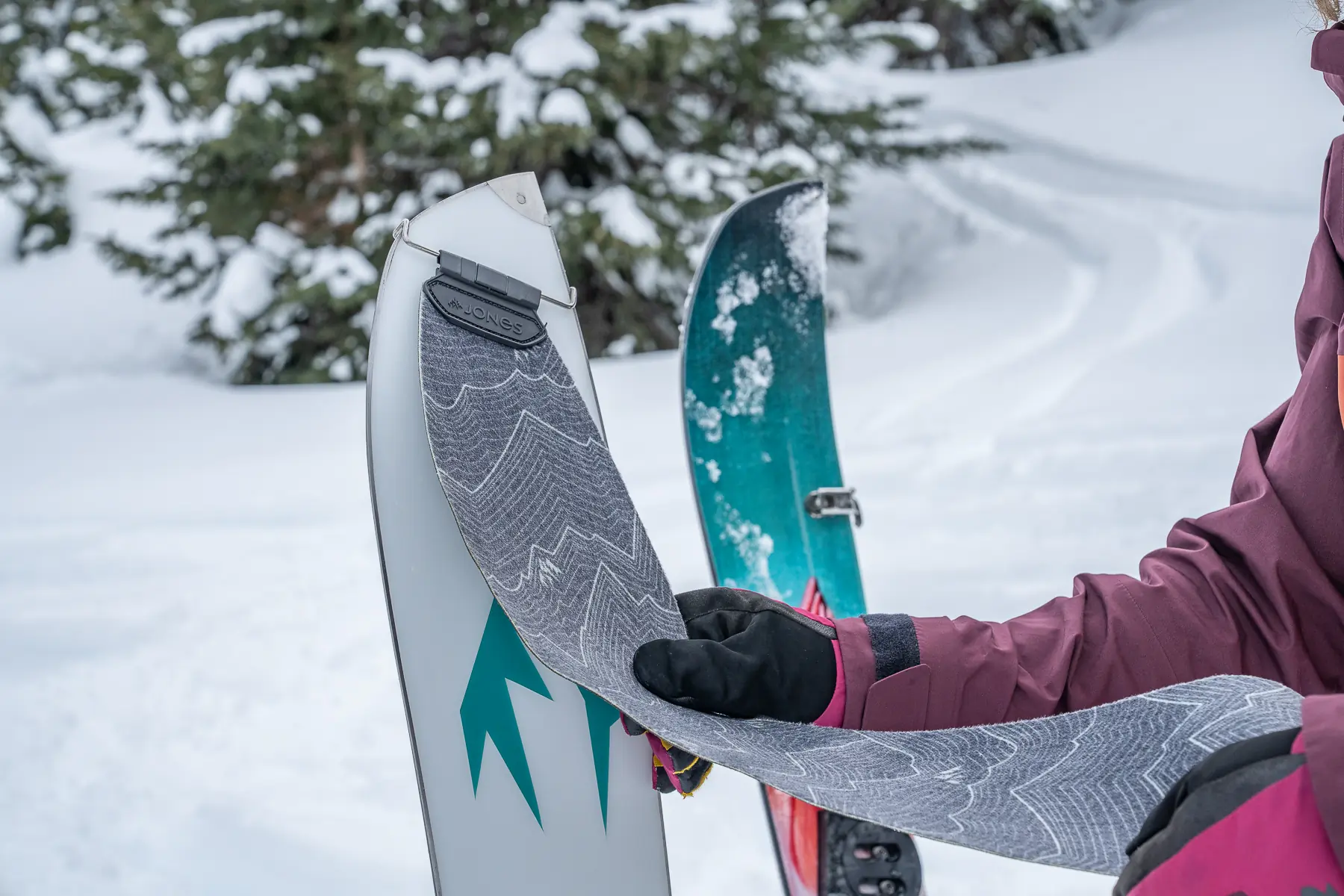skins being put onto a base