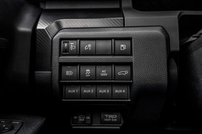 2025 Toyota 4Runner Trailhunter accessory switches