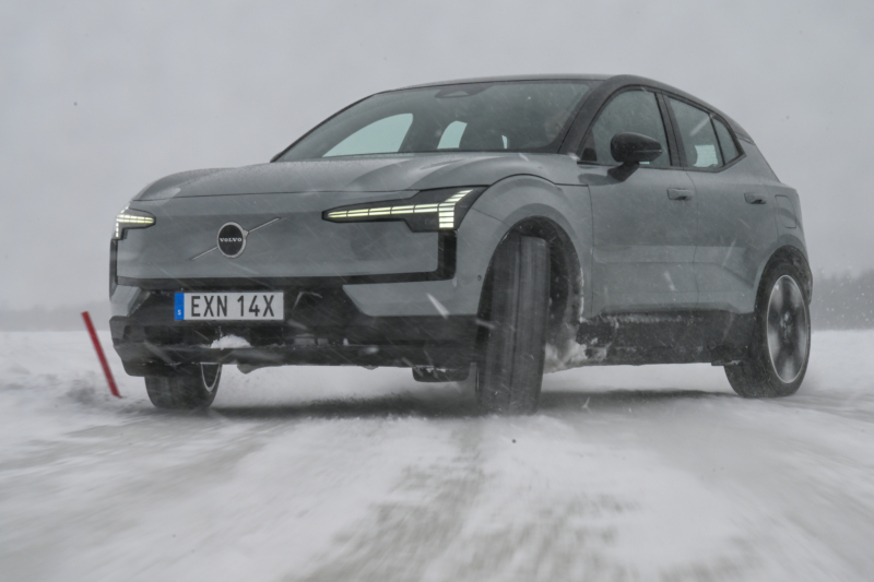 Always Safe, but a Dash of Sideways Fun: Electric Volvo EX30 Winter Testing