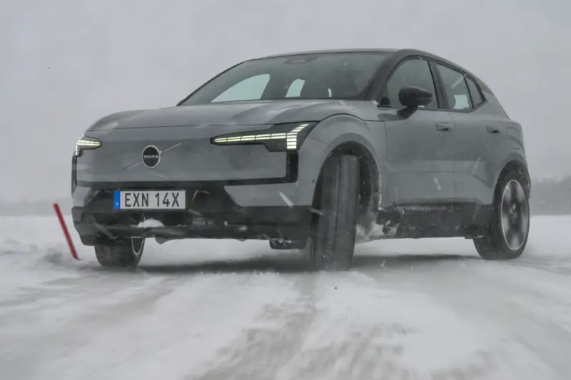 Always Safe, but a Dash of Sideways Fun: Electric Volvo EX30 Winter Testing