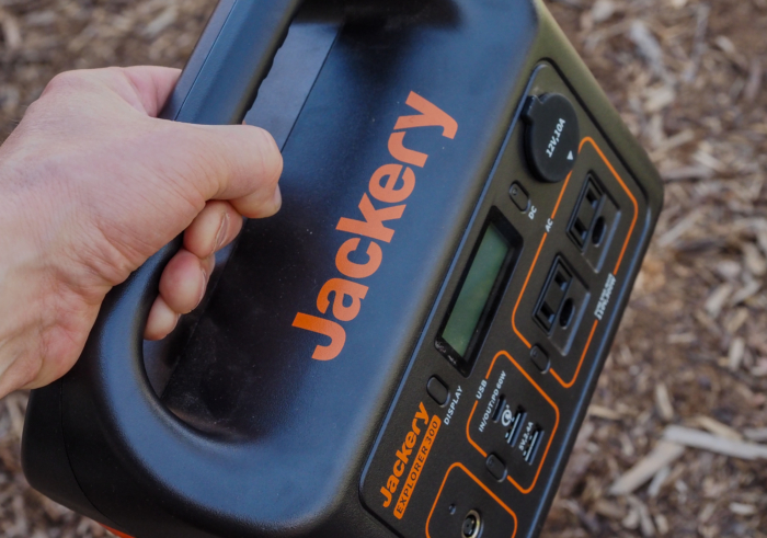 Jackery Explorer 300 in hand