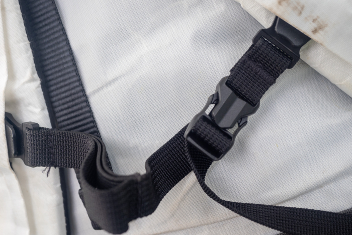 Sternum strap on the Samaya ULTRA35