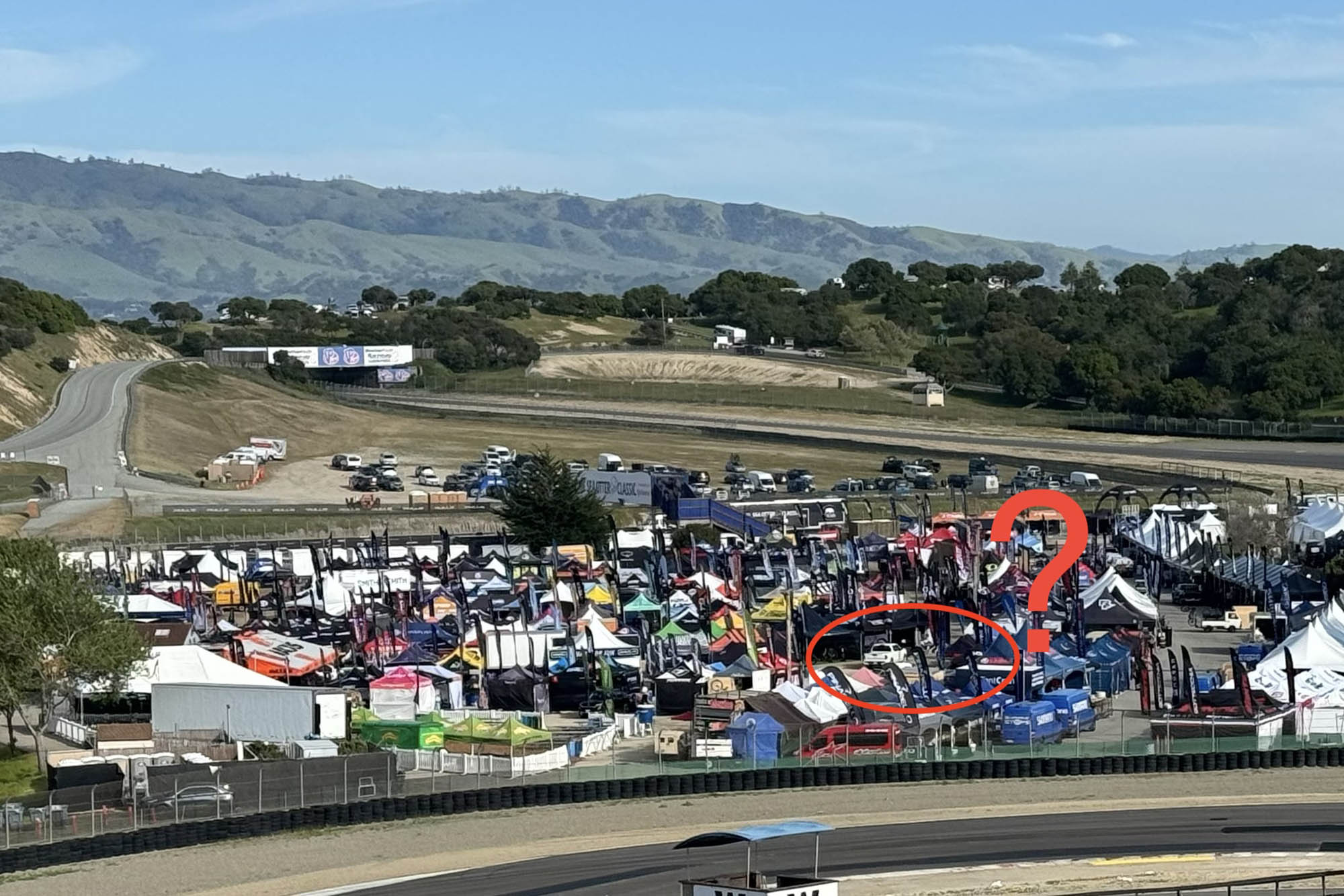 The above image shows where Kona Bicycles abruptly closed its booth at Sea Otter shortly before an announcement that the company is now for sale;(photo/BikeRumor)