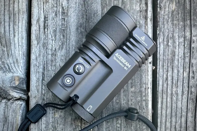Acebeam Terminator M1 Review: Flashlight & Laser in One Small Package