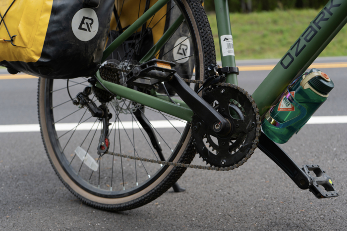 drivetrain on the g.1 explorer gravel bike