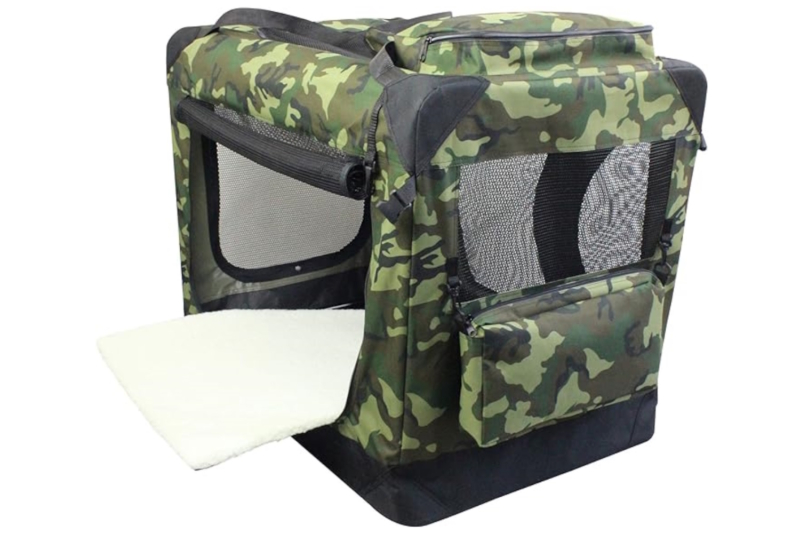 Elitefield 3-Door Collapsible Soft-Sided Dog Crate