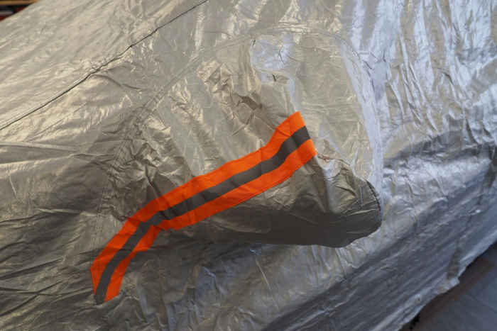 reflector on car coat mirror pocket 