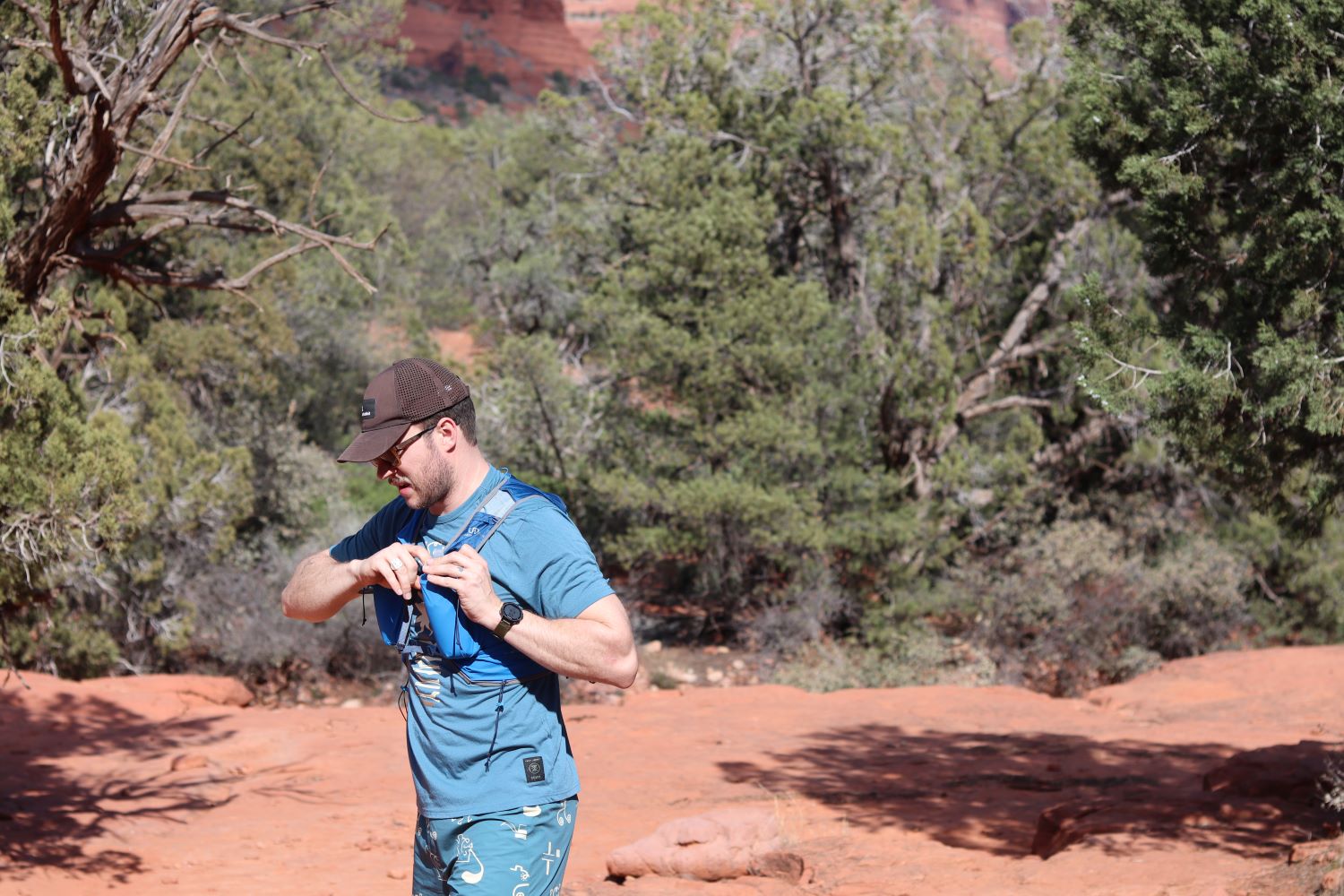 Wearing the Patagonia Slope Runner Endurance