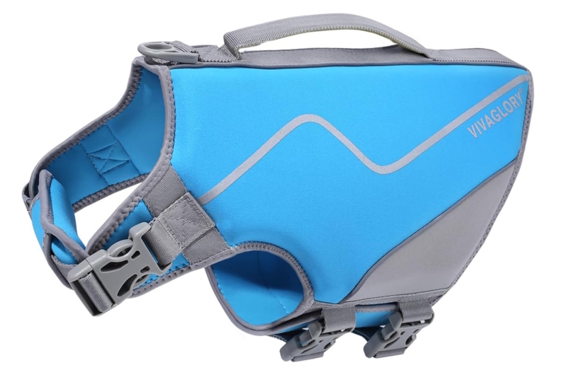 VIVAGLORY Sport Dog Life Jacket