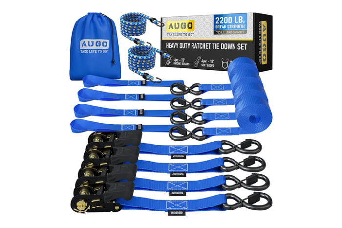 Augo Heavy Duty Ratchet Straps-720x480