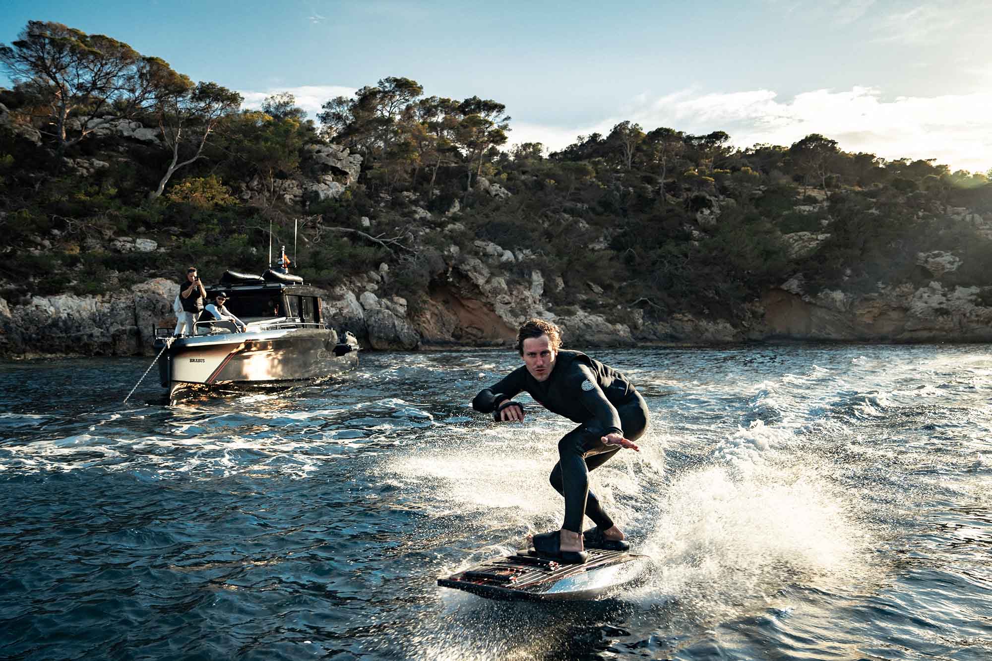 BRABUS x Awake shadow jetboard hero