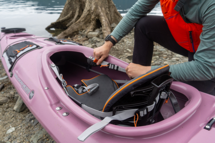 rear view of the same wilderness systems seat