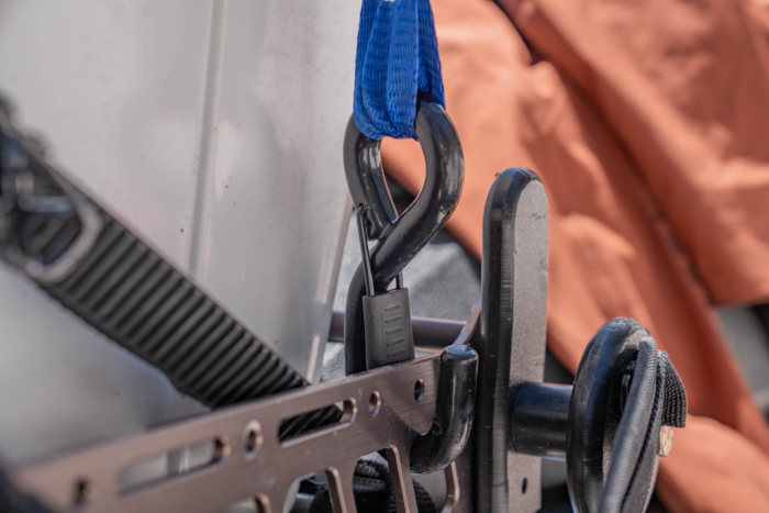 gate of a Rhino Rack HD Ratchet Tie-Down Set