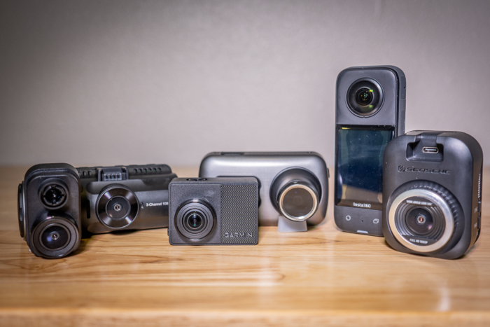 collection of dashboard cameras