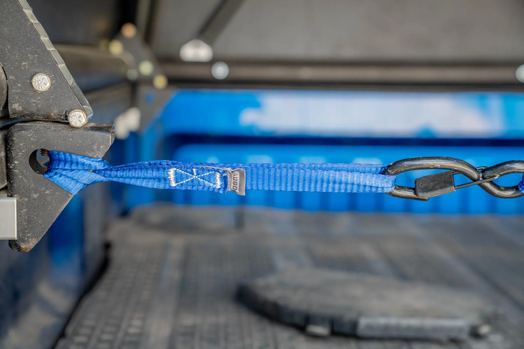 soft loop in a truck bed 