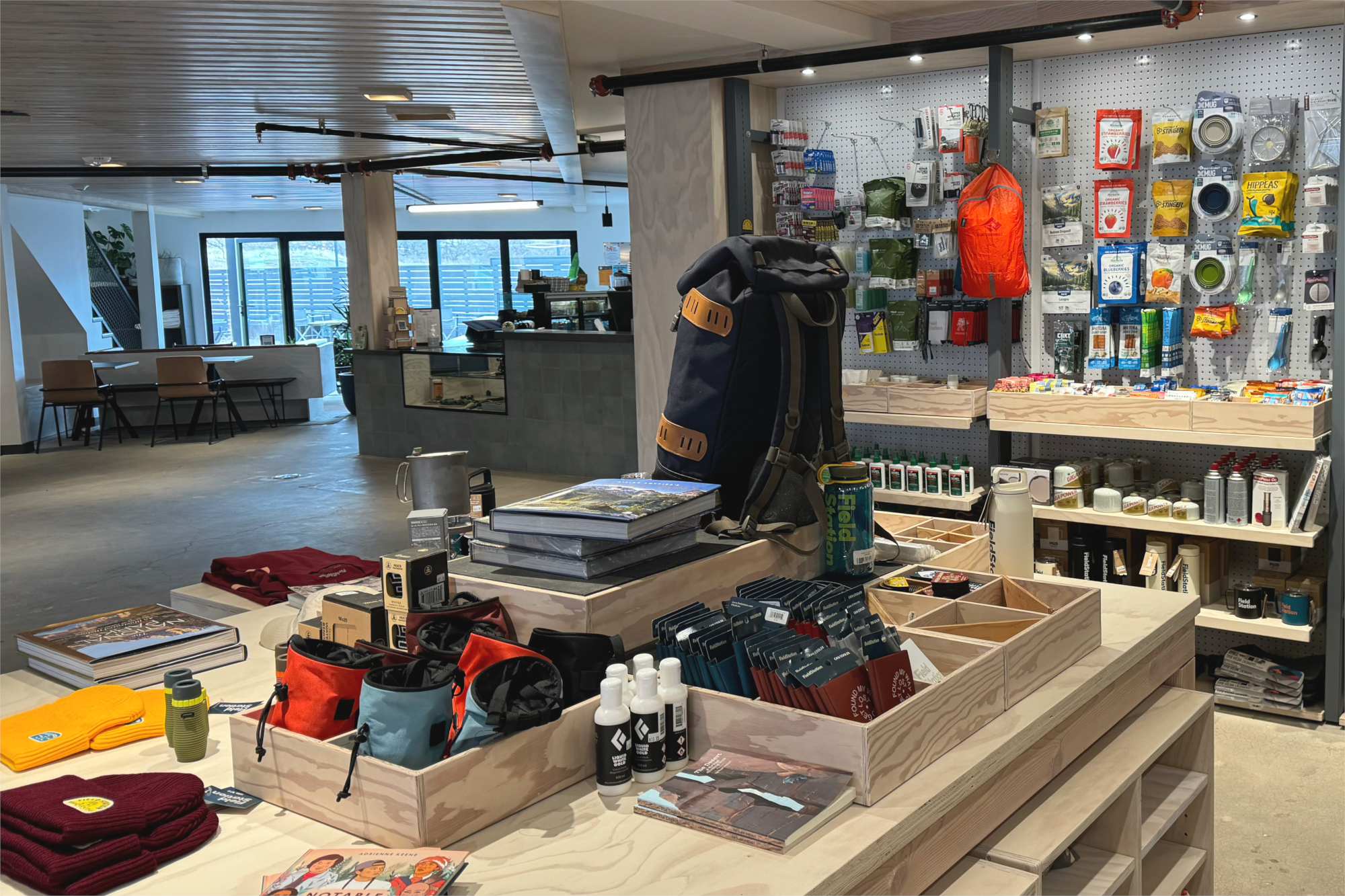 Field Station Moab view from gear shop