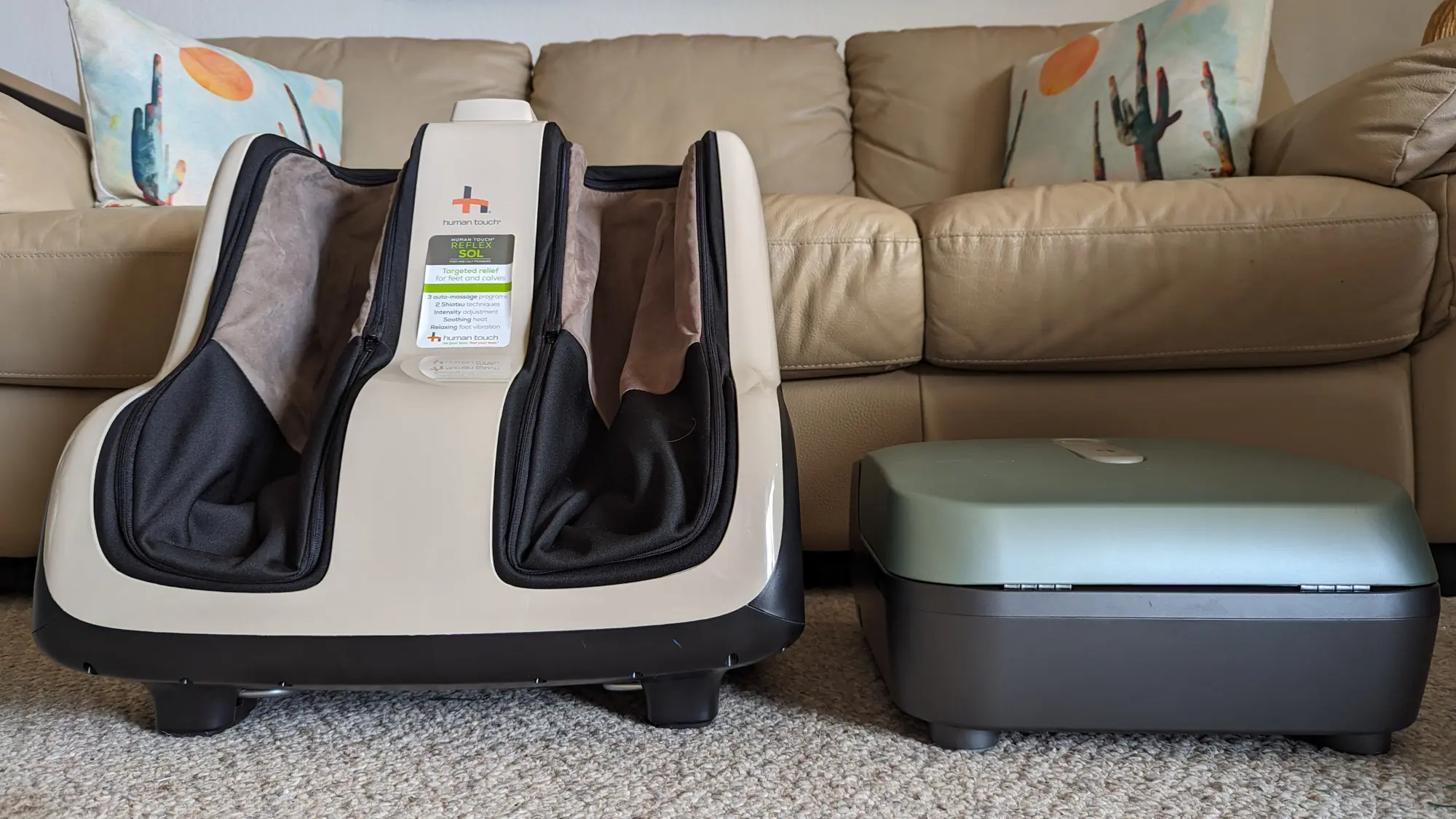 Gear Junkie - Best Foot Massagers - Humantouch Reflex SOL and PopUp models side by side