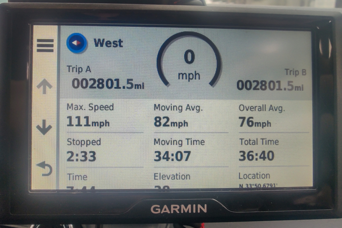 Autonomous Cannonball Run Record