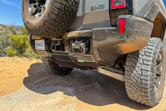 2024 GMC Hummer EV SUV off-road in Moab