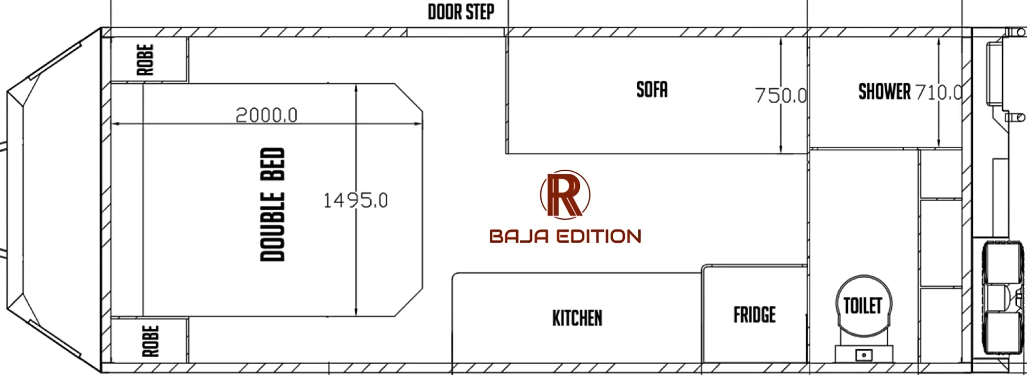 Roam Resilient Baja Edition Overland Trailer