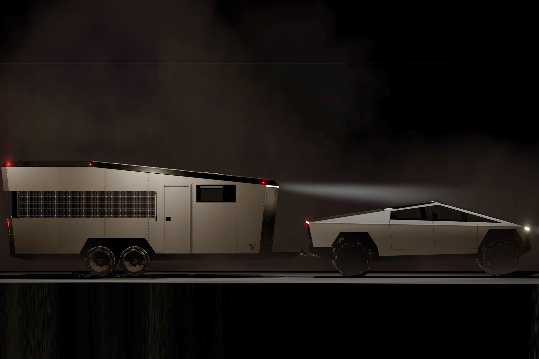 living vehicle cybertrailer