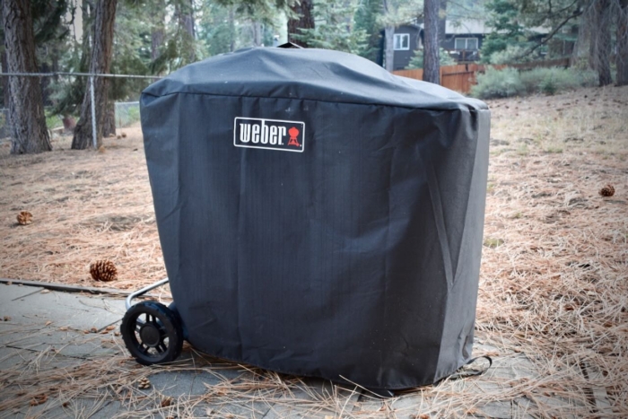 image of weber traveler grill cover