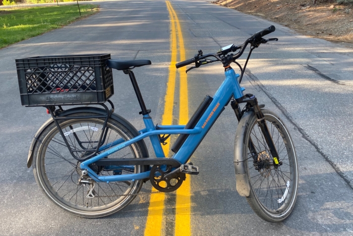 Side view of the Rad Power Radster Road electric commuter bike