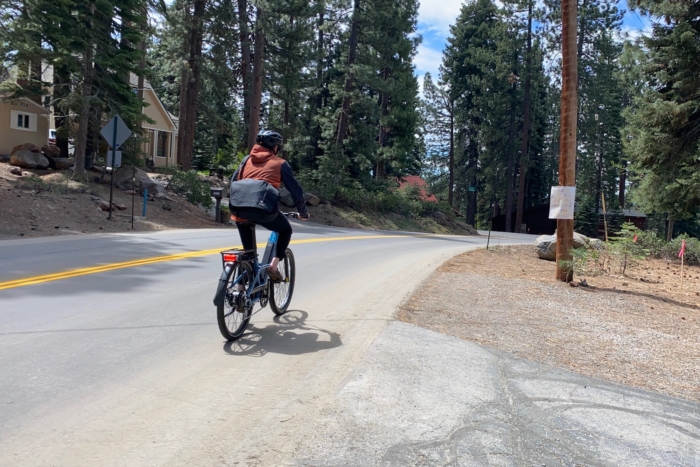 Riding the Rad Power radster Road electric commuter bike