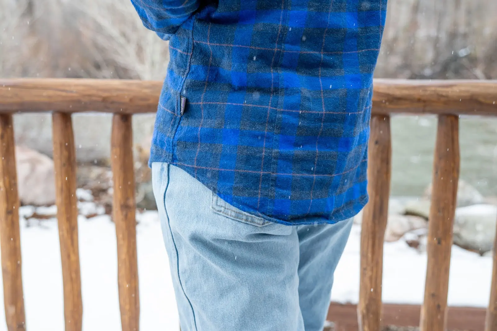 backside of patagonia fjord flannel