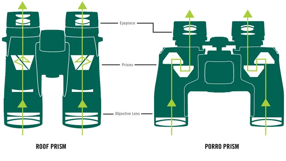 Roof Prism vs Porro Prism