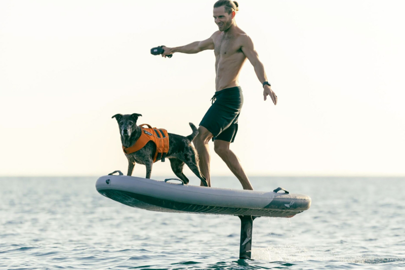 Inflatable eFoil, Hologram Cycling, 3D-Printed Sneaker, and More Emerging Gear