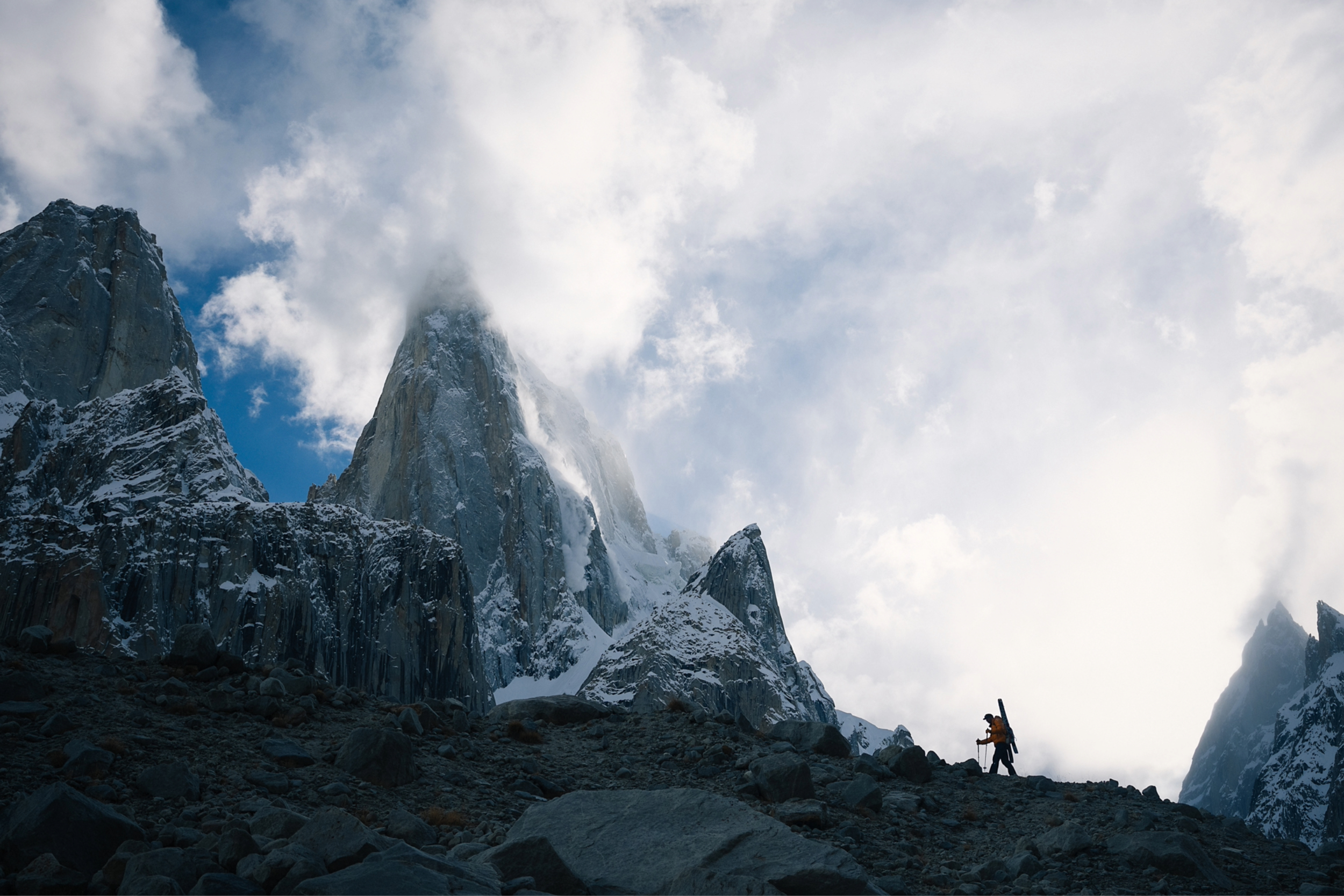 First descent Great Trango Tower, Christina Lustenberger, Jim Morrison, Chantel Astorga