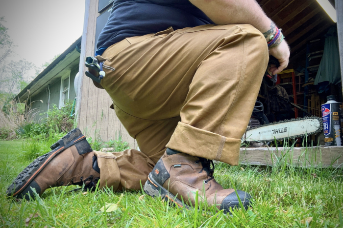 filson oil finish single tin cloth pant review