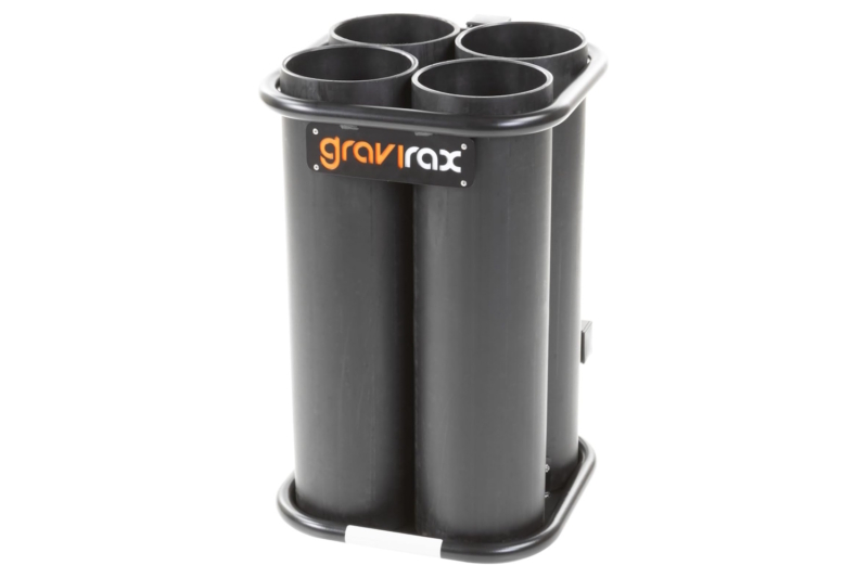 Gravirax GR-4 Hitch Mounted Ski Rack