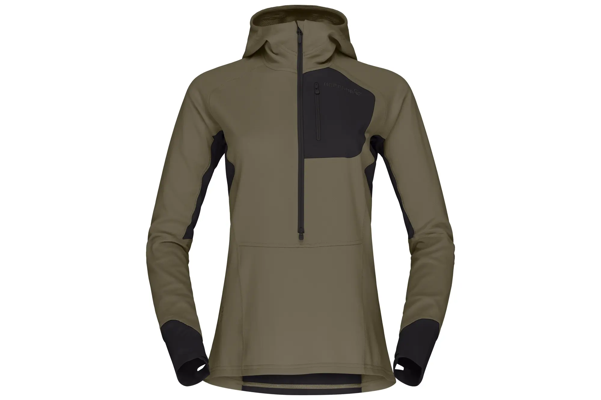NORRONA - ノローナ senja warm1 Hood (W) Norrøna senja warm1 Hood - mid layer for trail running