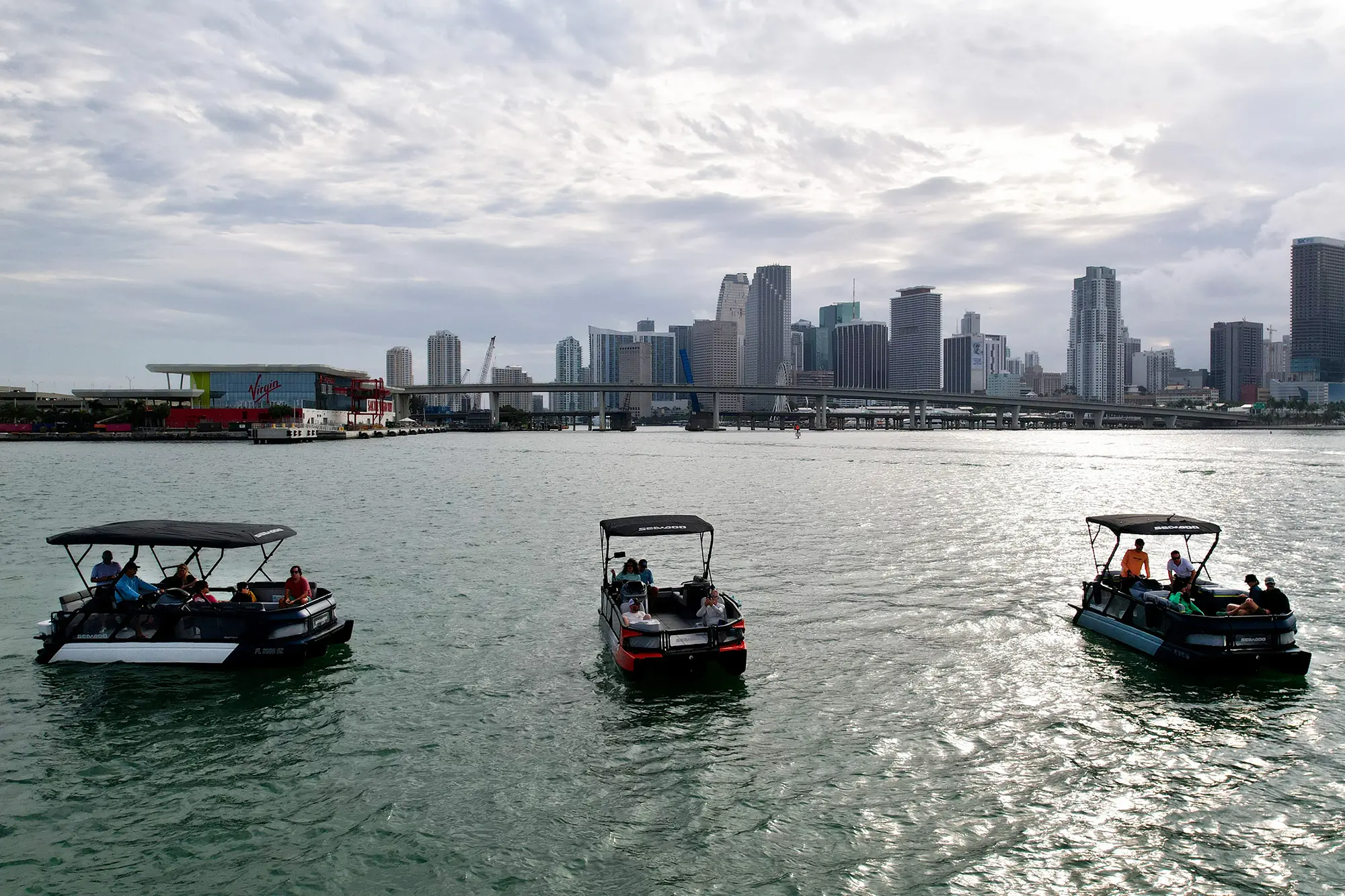 sea doo switch pontoons on water