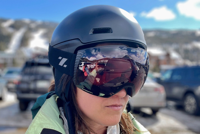 wearing giro owen spherical helmet