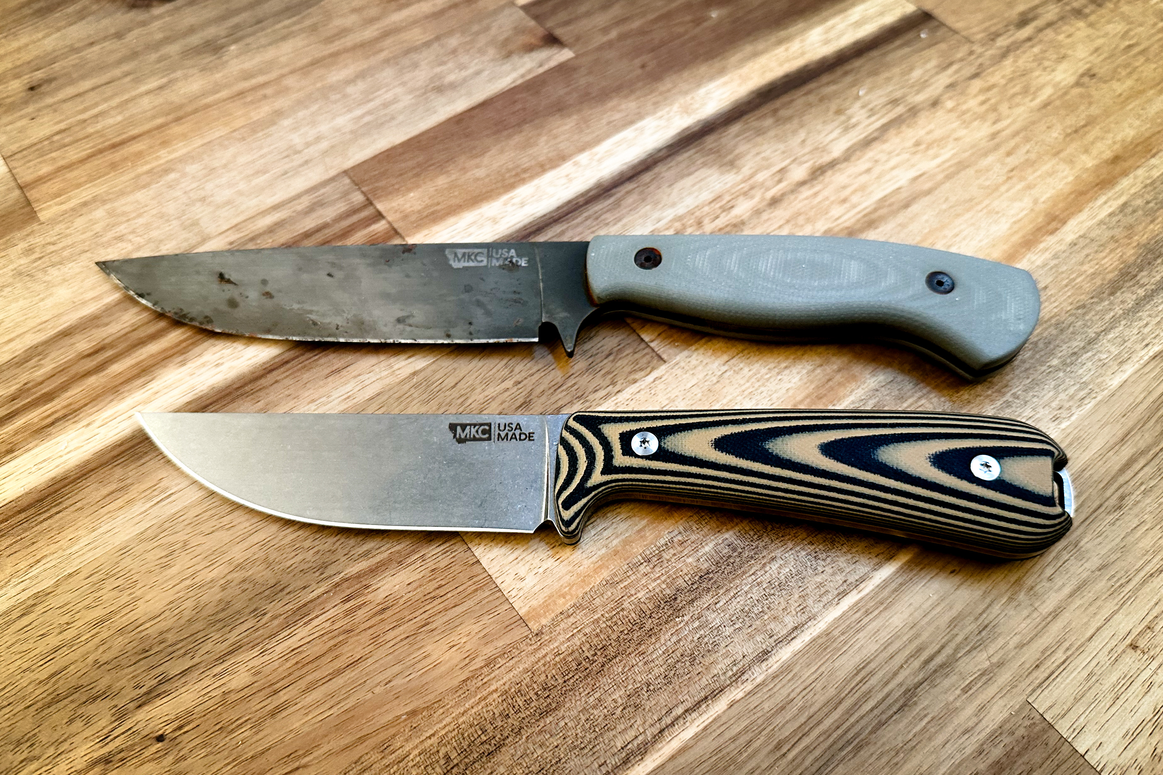Stonewall Skinner, Stubhorn knives