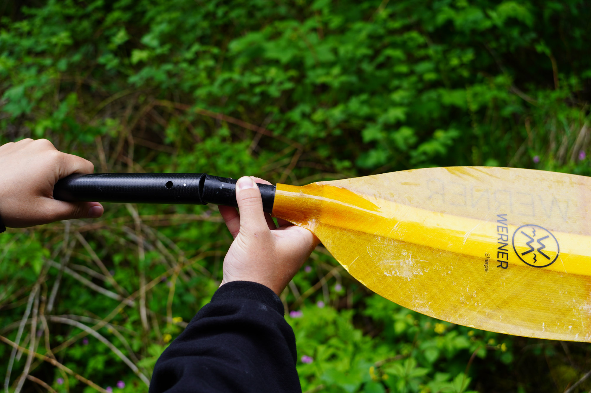 The Sherpa breakdown system being shown