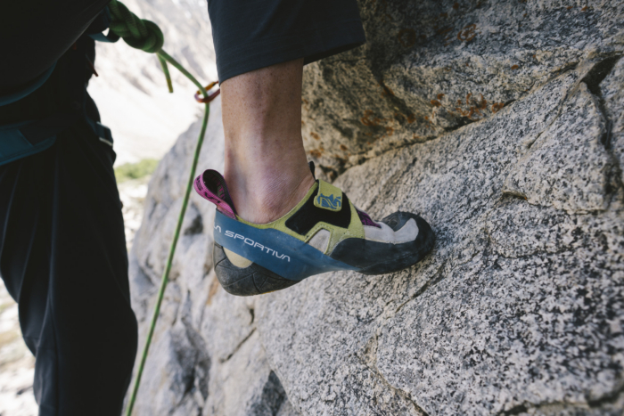 La Sportiva Skwama Climbing Shoe in testing