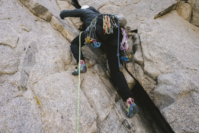 La Sportiva Skwama Climbing Shoe in testing